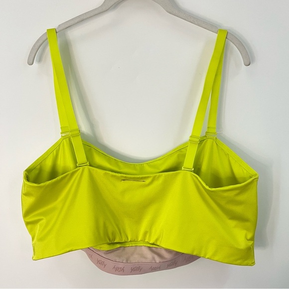 Yitty Fabletics 3X Headliner Shaping Bandeau 0767 Lime Green bralette limelight - Picture 5 of 12